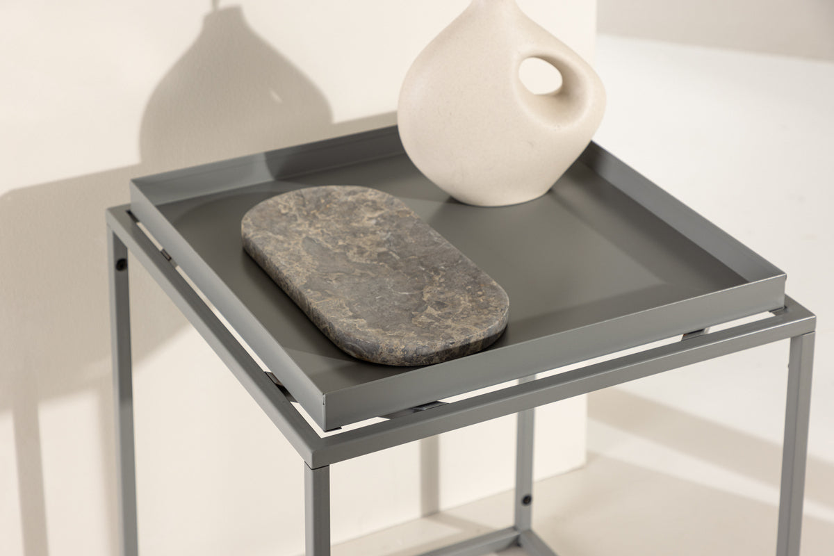 Porto Sidobord 45 x 45 Mörkgrå