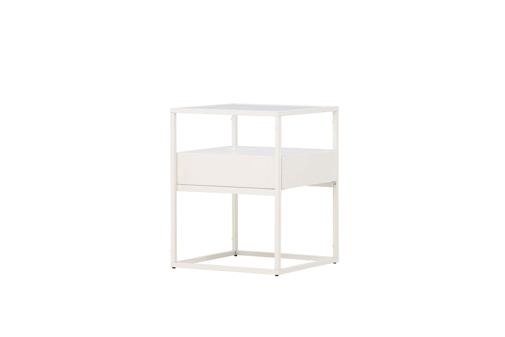 Fortaleza Sidobord 40 x 40 Vit