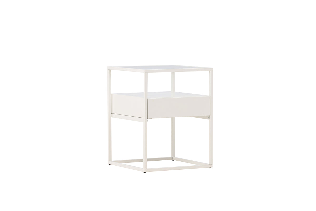 Fortaleza Sidobord 40 x 40 Vit