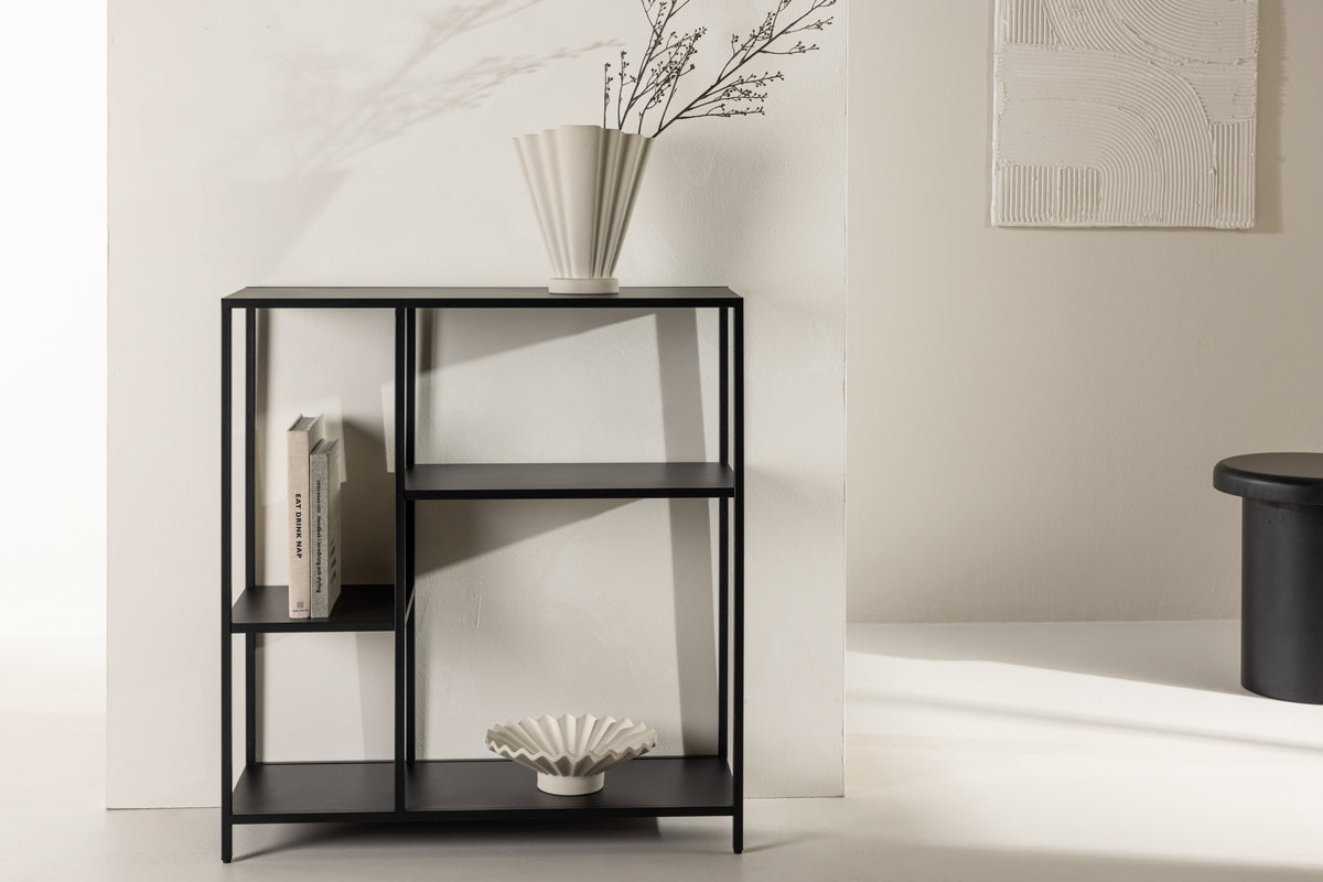 Puno Sidobord 30 x 80 Svart