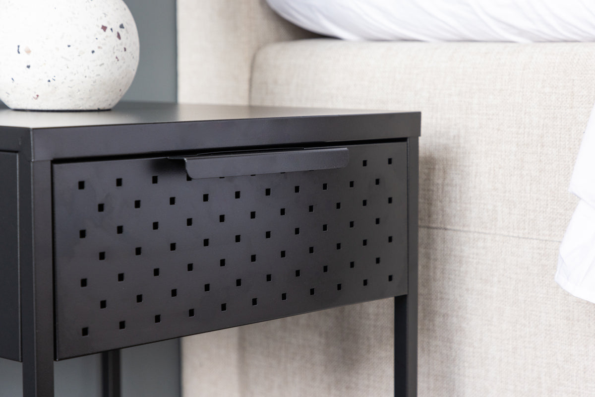 Sacramento Sängbord 40 x 40 Svart