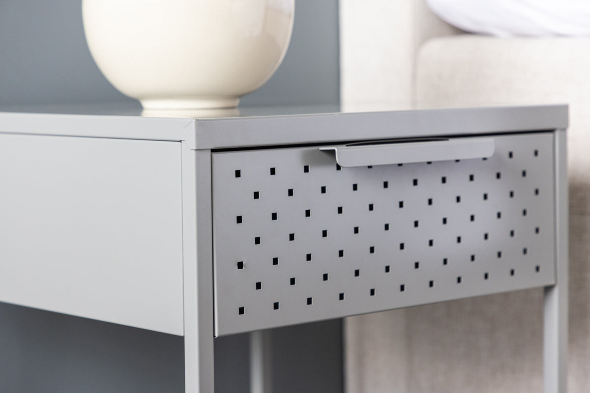 Sacramento Sängbord 40 x 40 Ljusgrå