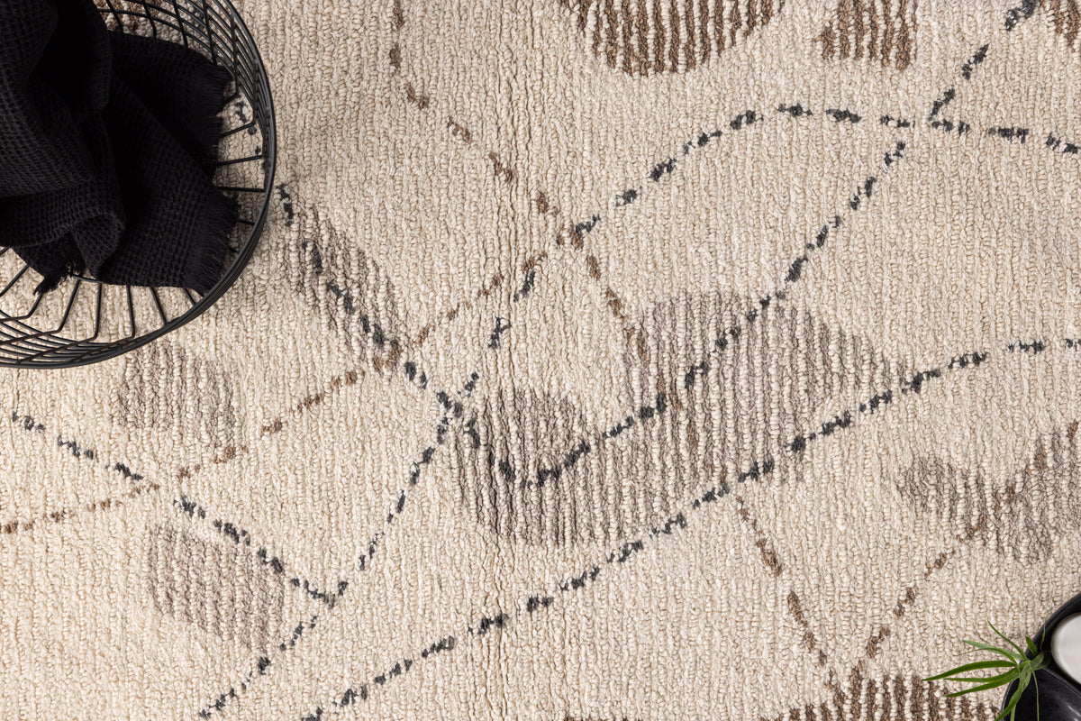 Paul Rektangulära Mattor 90 x 60 Elfenben