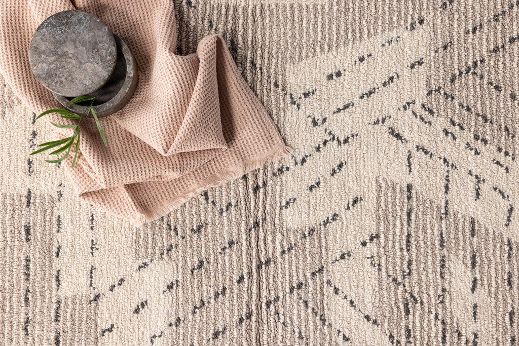 Lorentz Rektangulära Mattor 90 x 60 Greige