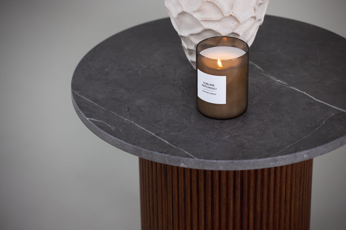 Härön Sidobord ⌀52 Valnöt