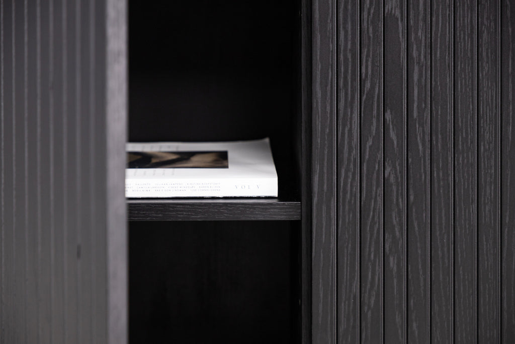 Björkön Skåp 30 x 80 x 103 Svart