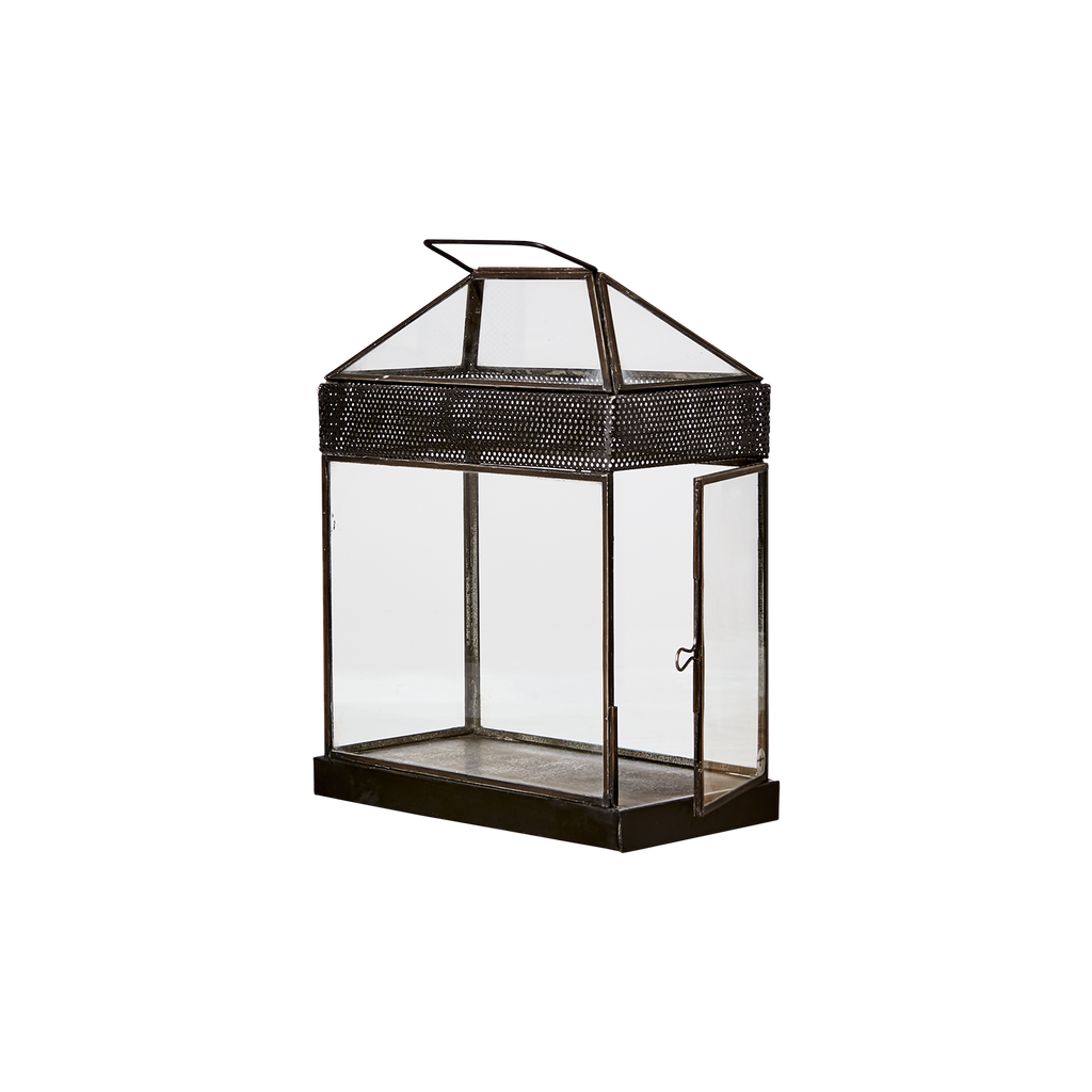 ALMA Lykta M, Svart 2st