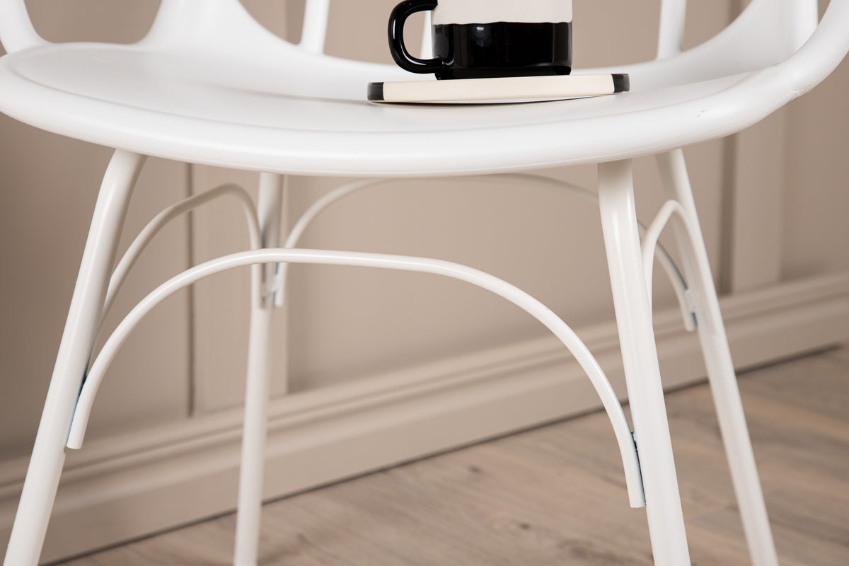 Dyrön Matstolar 2-pack Vit