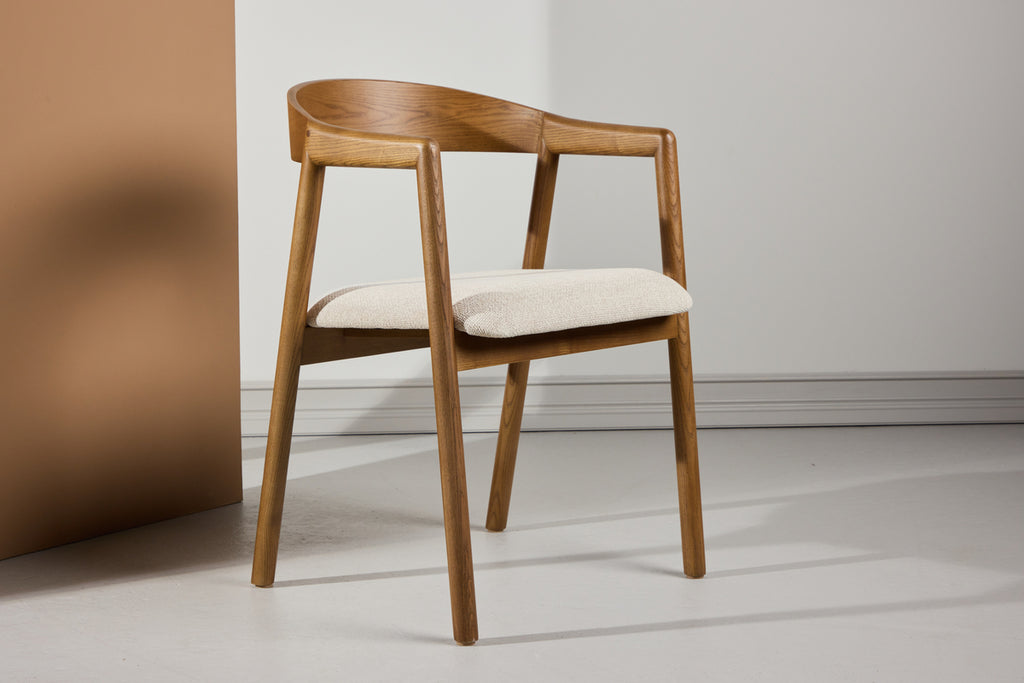 Långön Matstolar 2-pack Mörkbrun