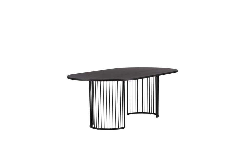 Hamneskär Ovala Matbord 220 x 110 Svart