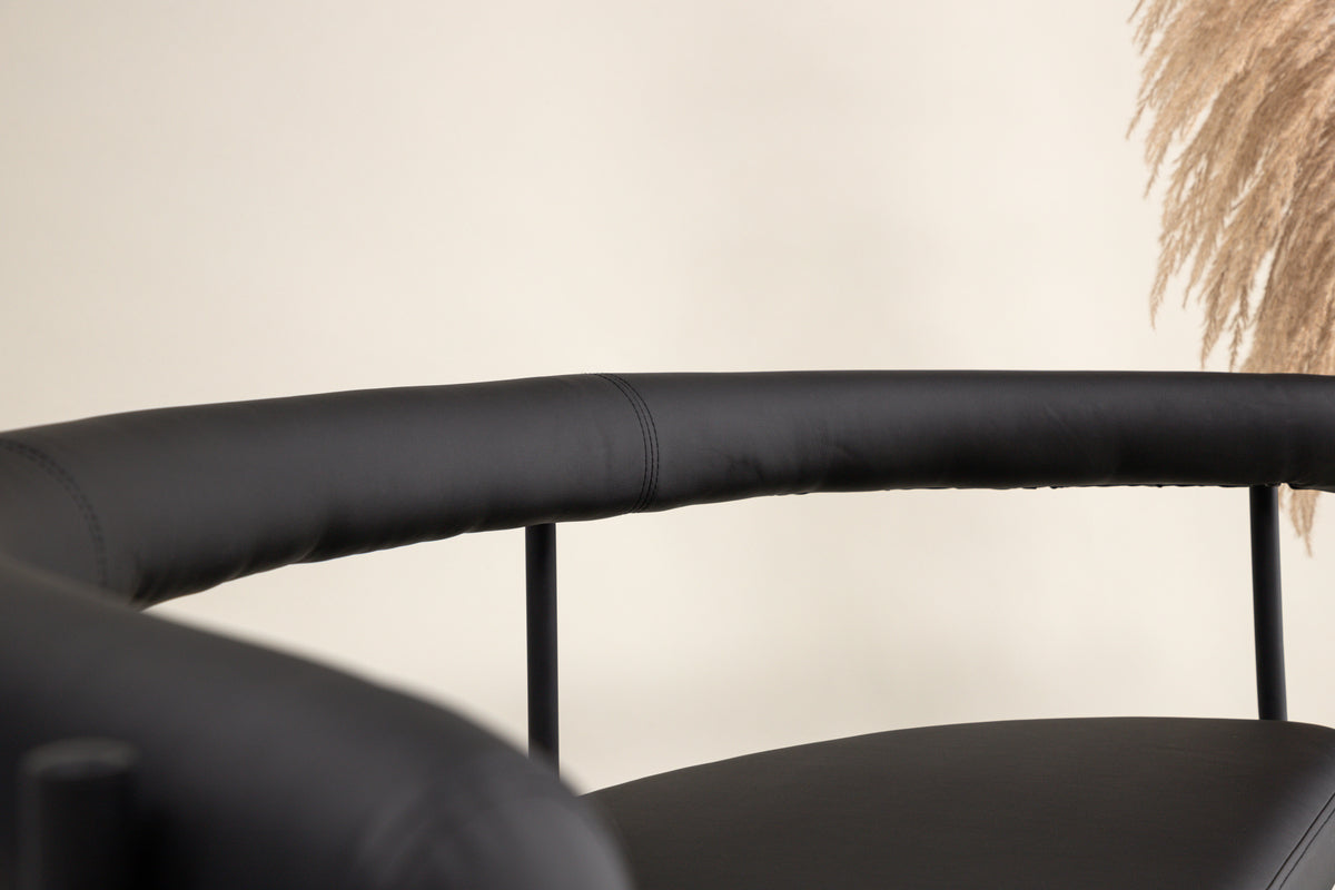 Stallhagen Kökssoffa 51 x 165 x 75 Svart