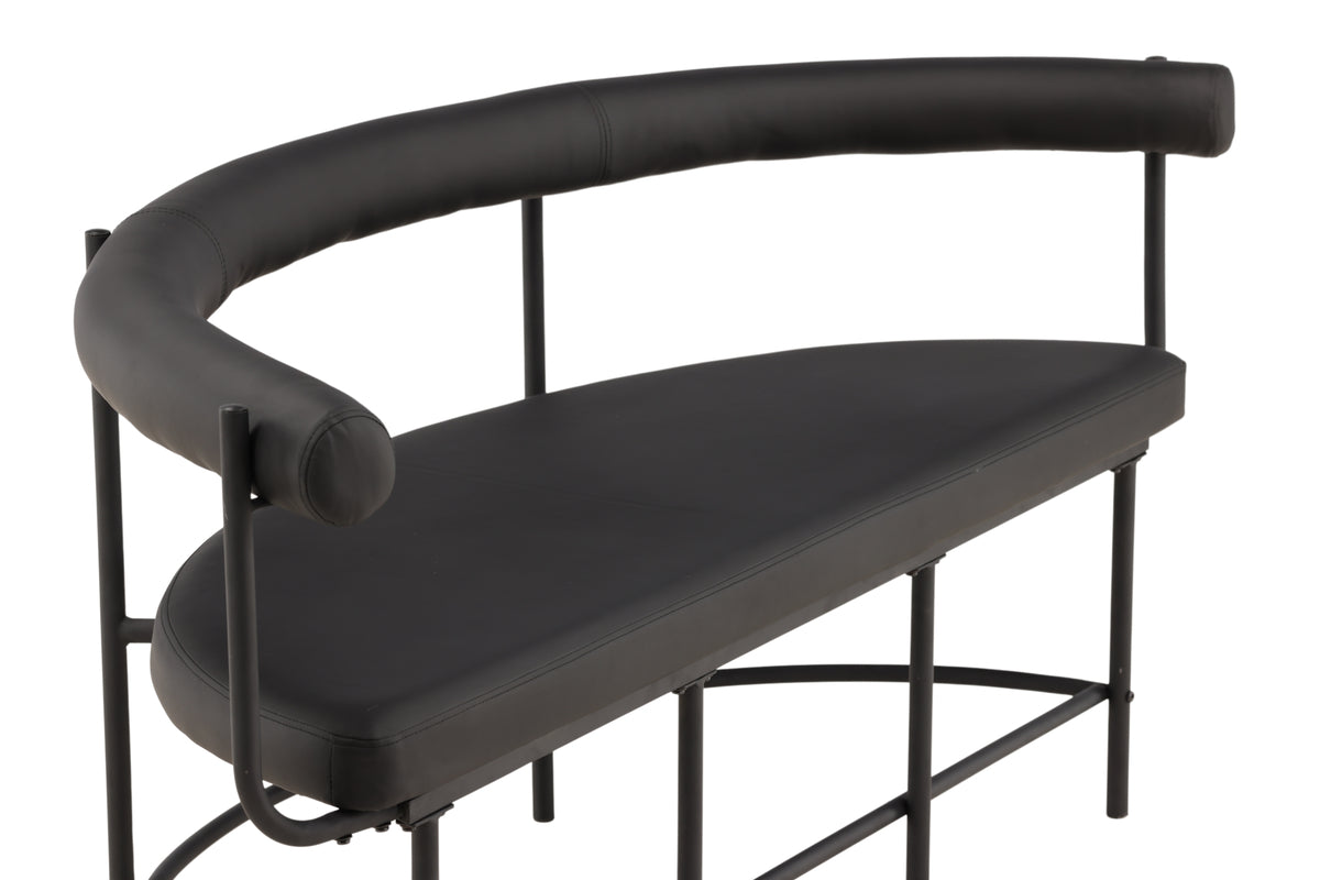 Stallhagen Kökssoffa 51 x 165 x 75 Svart