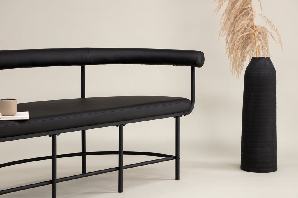 Stallhagen Kökssoffa 51 x 165 x 75 Svart