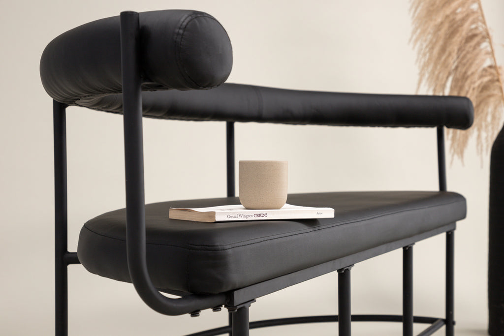 Stallhagen Kökssoffa 51 x 165 x 75 Svart