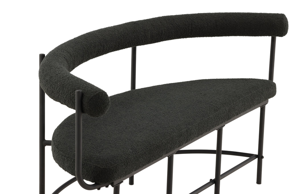 Stallhagen Kökssoffa 51 x 165 x 75 Svart