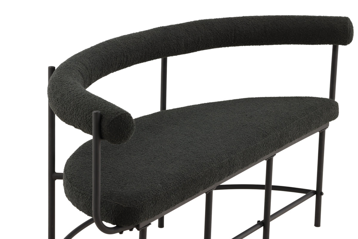 Stallhagen Kökssoffa 51 x 165 x 75 Svart