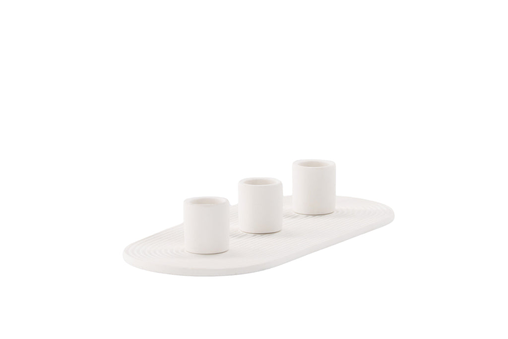 Dian Ljusstakar 4 x 24 x 10,5 Vit