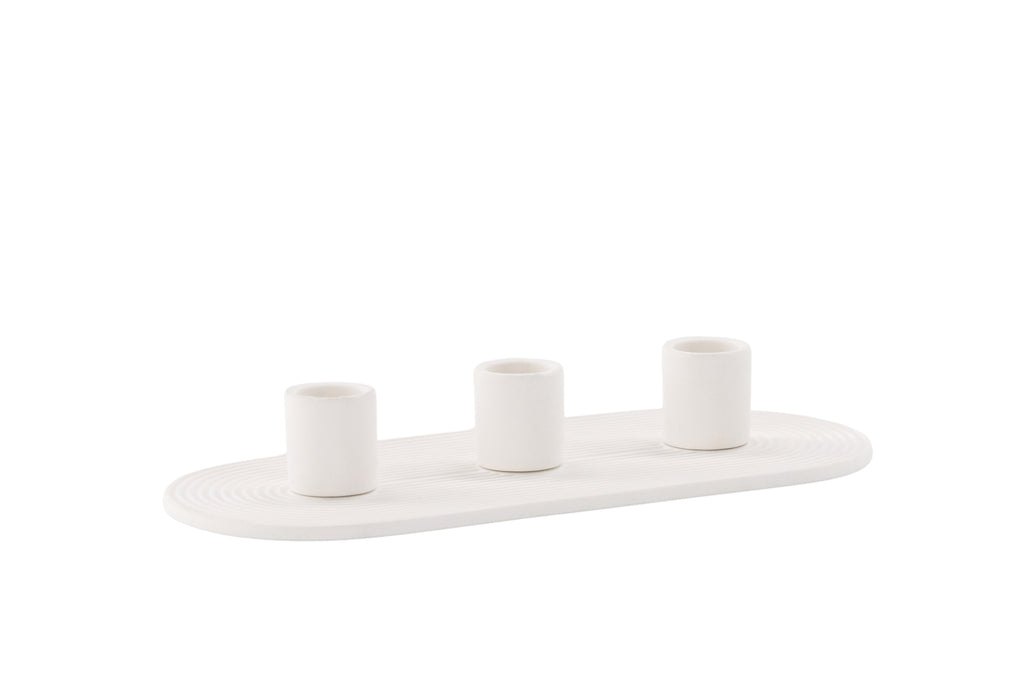 Dian Ljusstakar 4 x 24 x 10,5 Vit