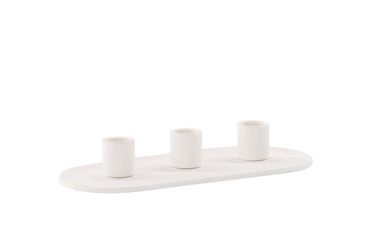 Dian Ljusstakar 4 x 24 x 10,5 Vit