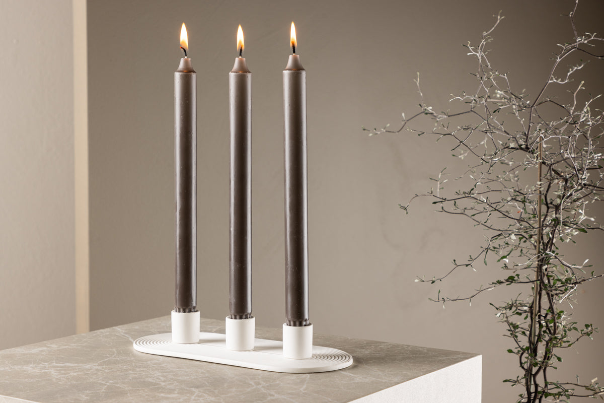 Dian Ljusstakar 4 x 24 x 10,5 Vit