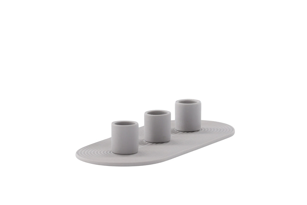 Dian Ljusstakar 4 x 24 x 10,5 Grå