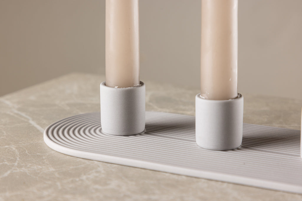 Dian Ljusstakar 4 x 24 x 10,5 Grå