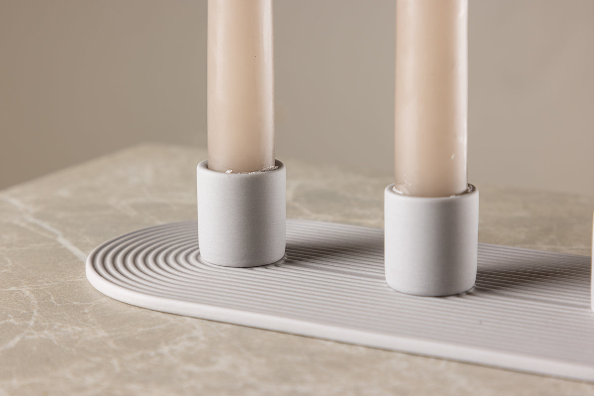 Dian Ljusstakar 4 x 24 x 10,5 Grå