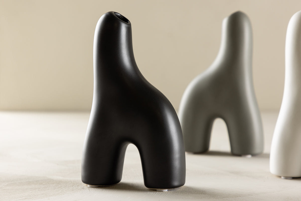 Aya Vaser 5 x 16 x 10 Svart