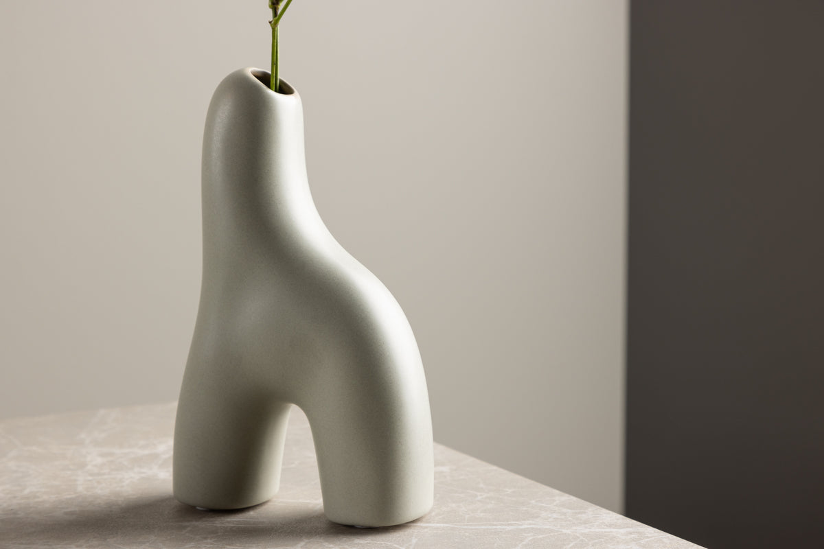 Aya Vaser 5 x 16 x 10 Ljusgrå