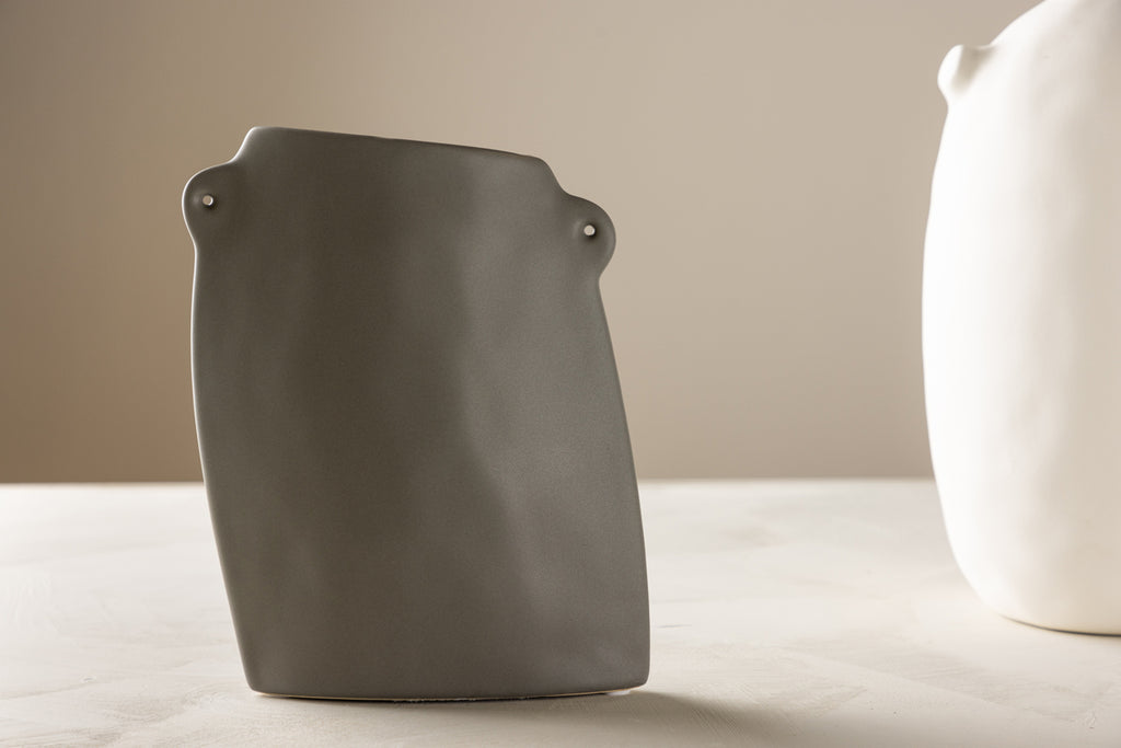 Hie Vaser 21 x 14 x 5 Mörkgrå