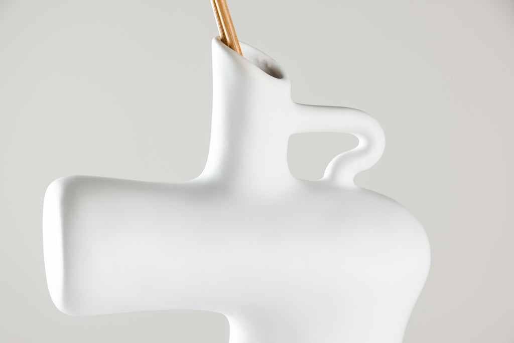 Dity Vaser 19 x 18 x 7 Vit