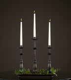 Ljusstake 3 Arm Svart