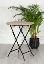 Bord Rund Hopfällbart Bambu