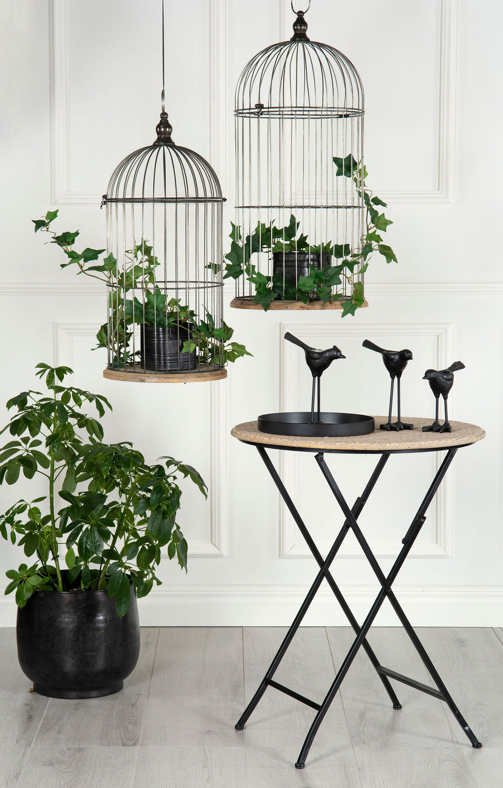 Bord Rund Hopfällbart Bambu