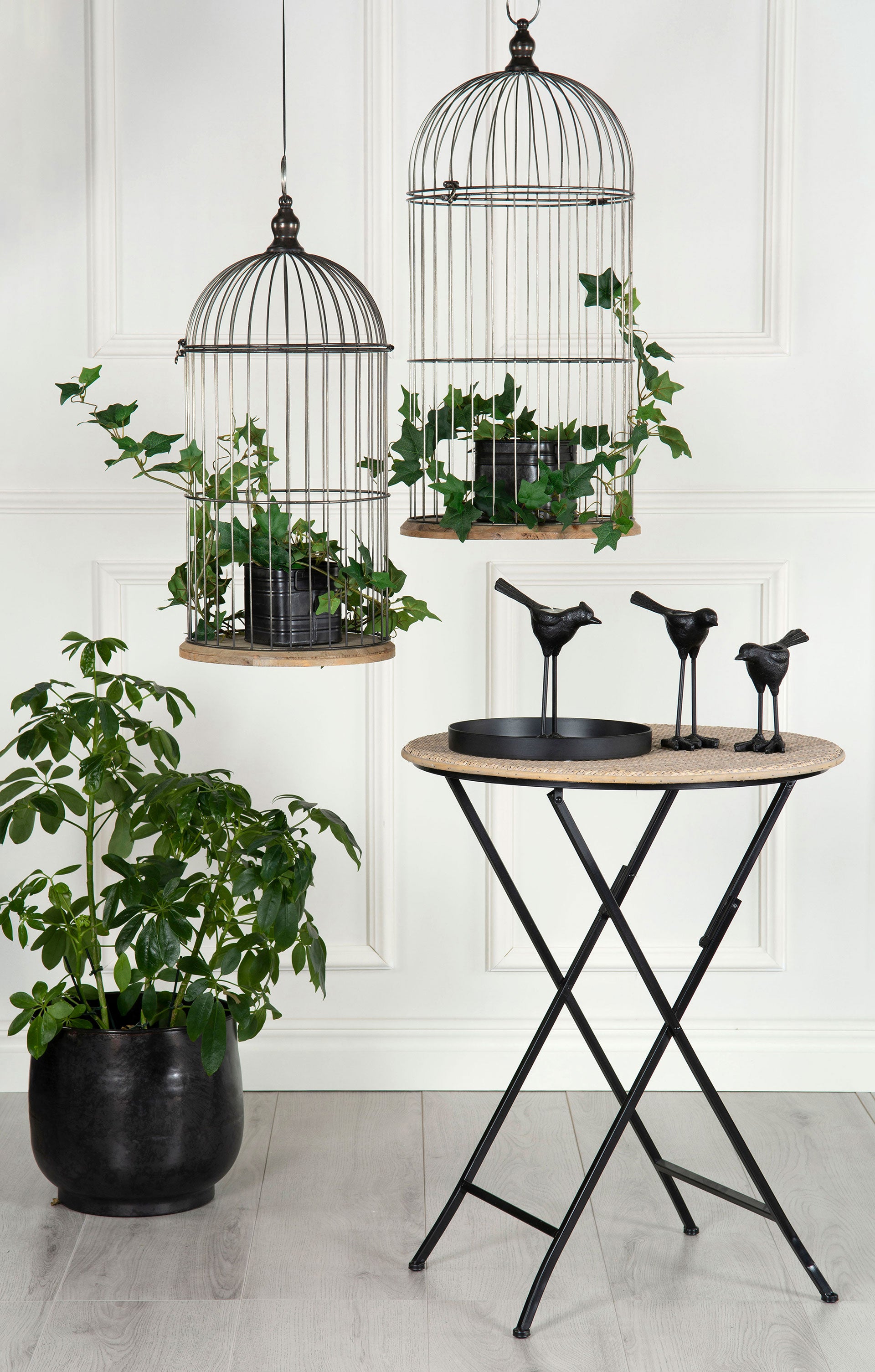 Bord Rund Hopfällbart Bambu