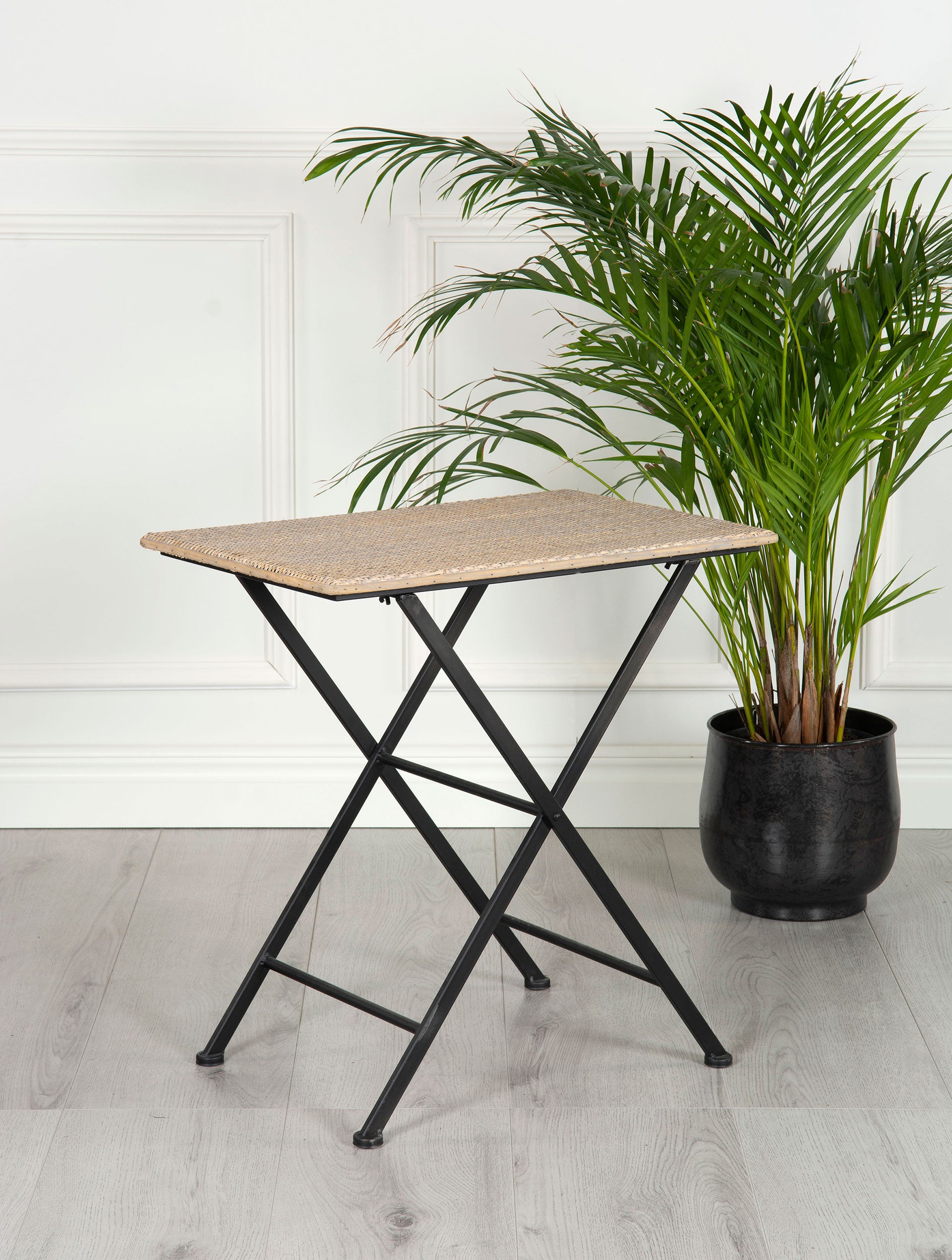 Bord Kvadrat Hopfällbart Bambu