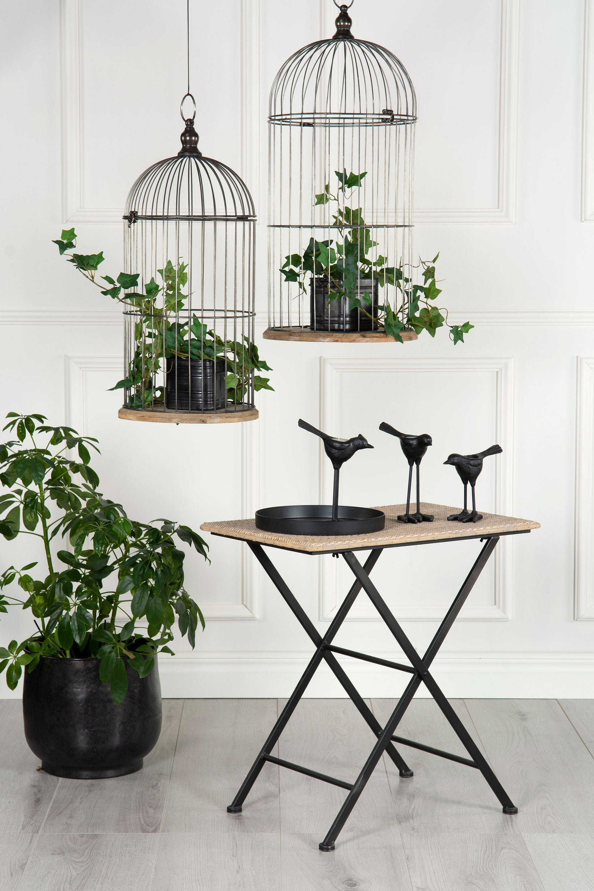 Bord Kvadrat Hopfällbart Bambu