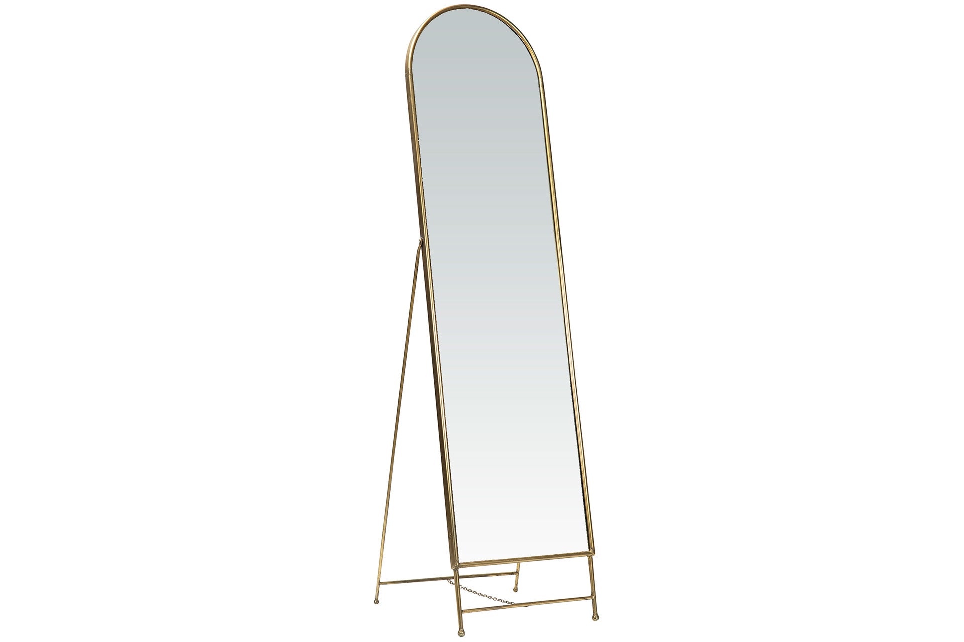 Spegel Stående Antik Mässing