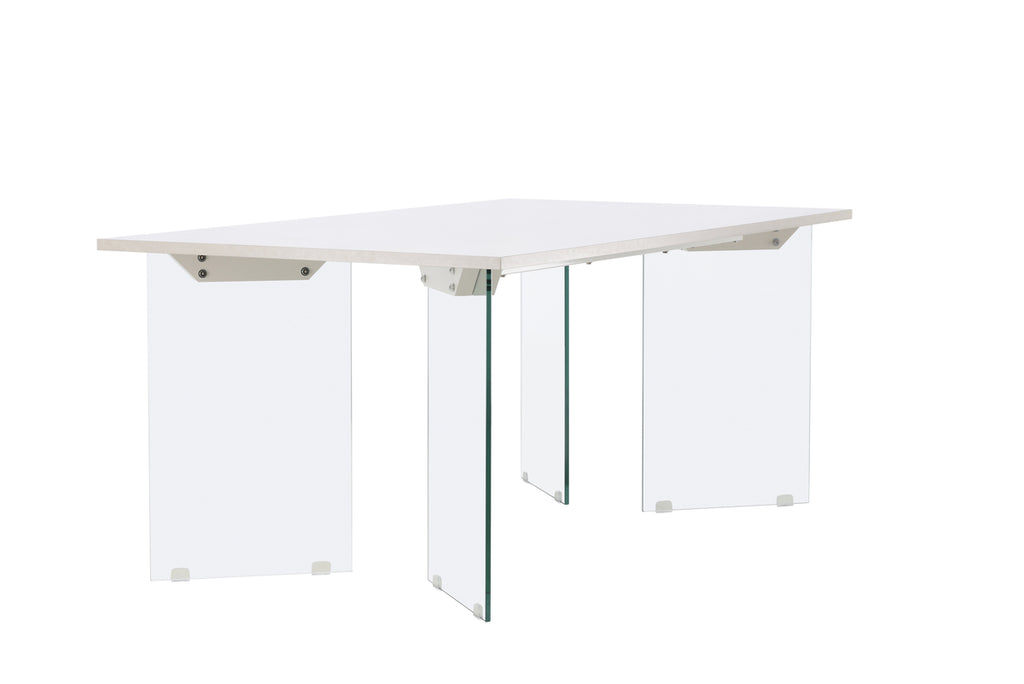 Ester Rektangulära Matbord 180 x 90 Ljusgrå