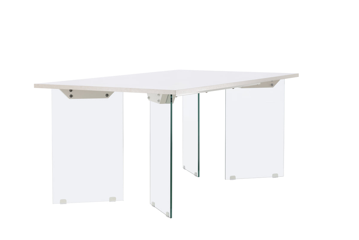 Ester Rektangulära Matbord 180 x 90 Ljusgrå