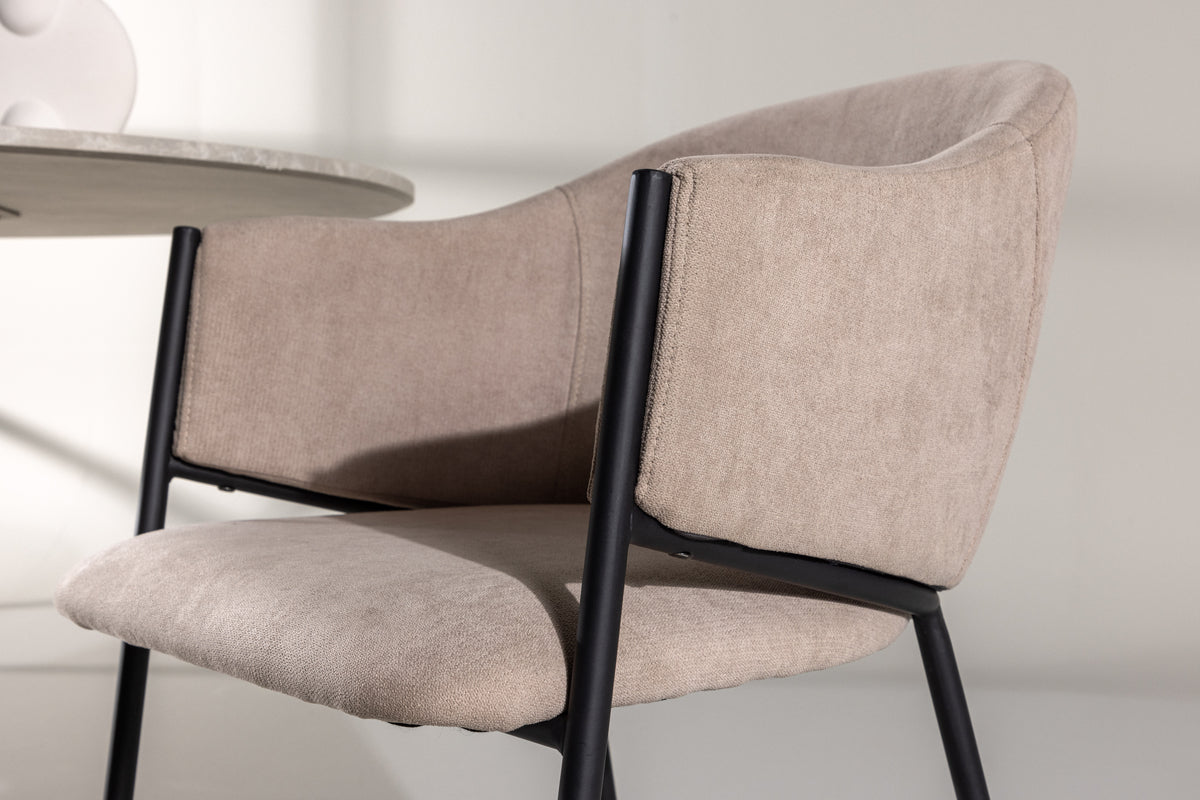 Evelina Matstolar 2-pack Beige