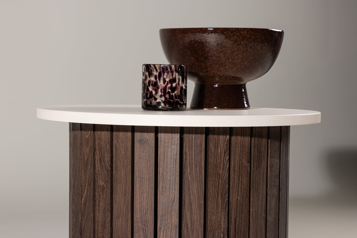 Visingsö Sidobord ⌀52 Beige