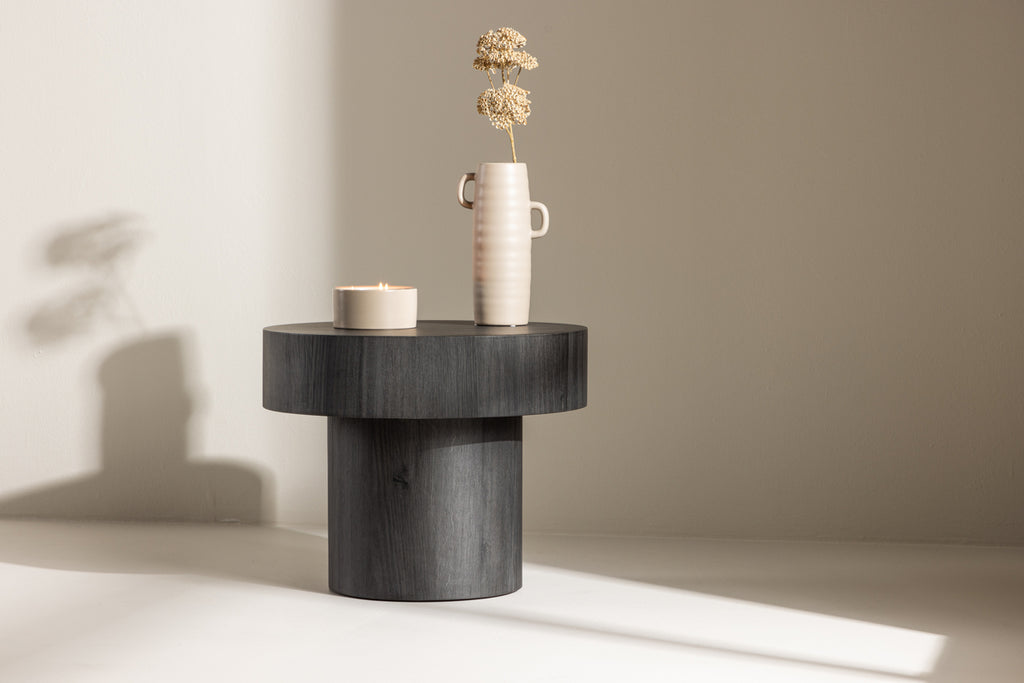 Malung Sidobord ⌀50 Svart