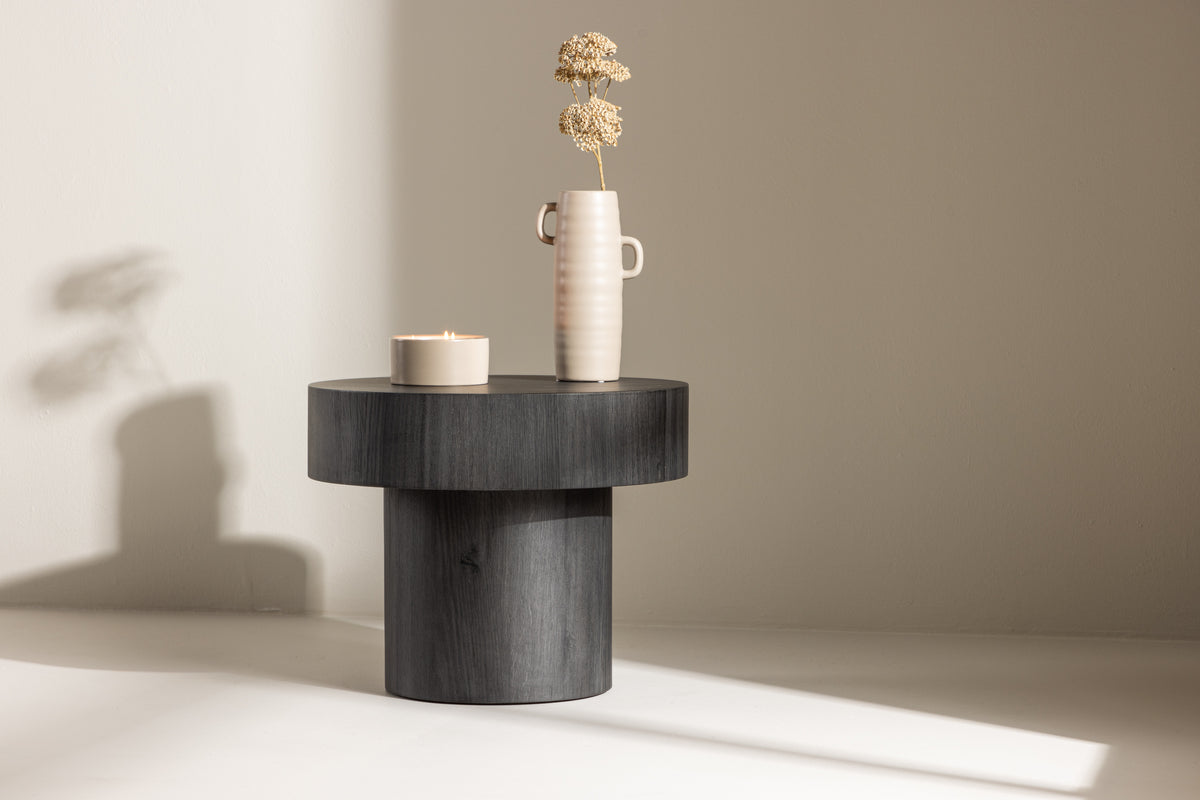 Malung Sidobord ⌀50 Svart