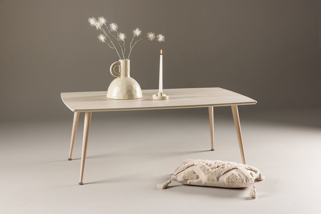 Plaza Soffbord 120 x 70 Vitputsad