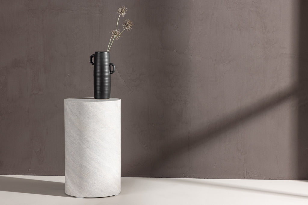 York Sidobord ⌀30 Grå