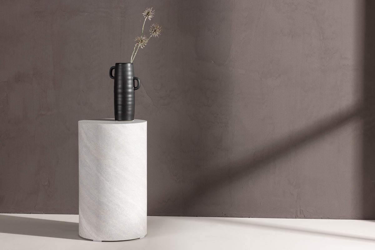 York Sidobord ⌀30 Grå