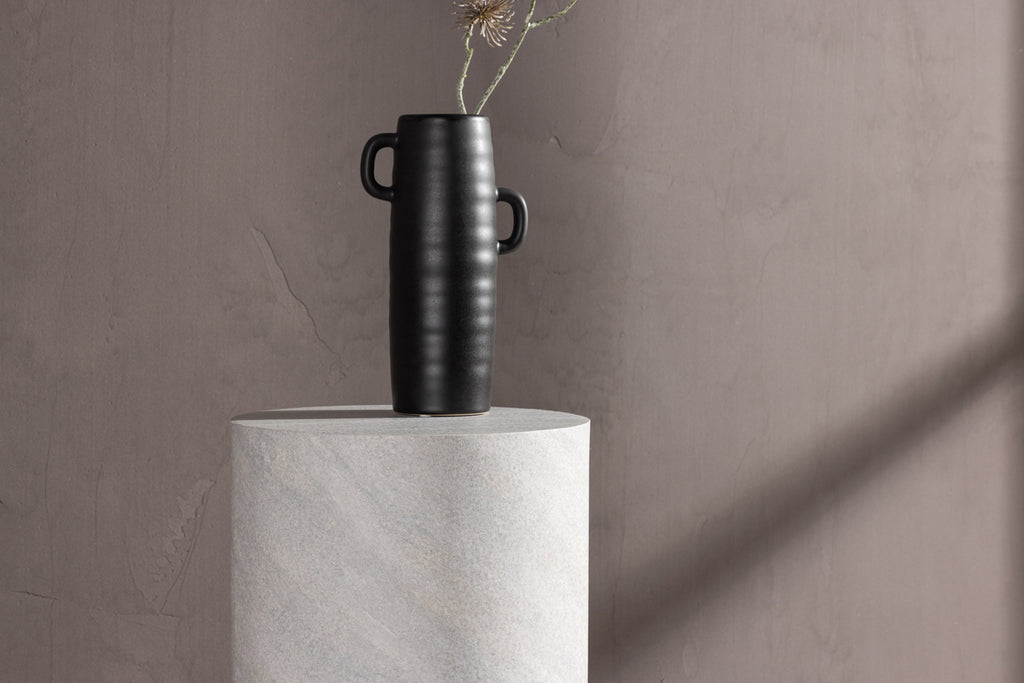 York Sidobord ⌀30 Grå