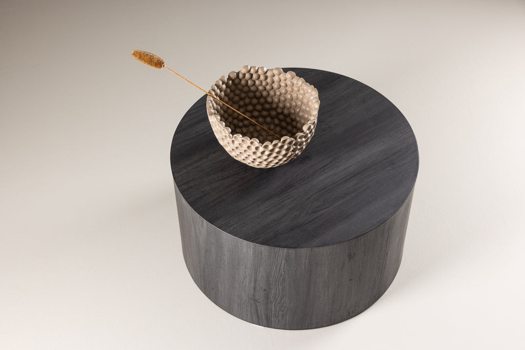 York Soffbord ⌀80 Svart