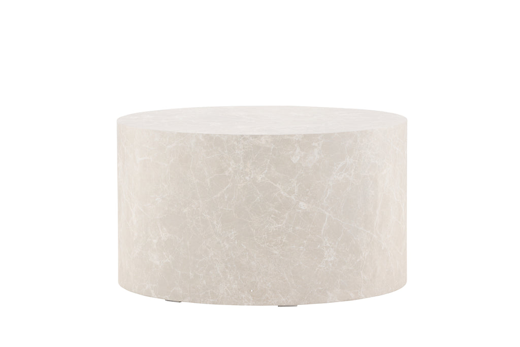 York Soffbord ⌀80 Beige